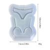 DIY Bikini Ornament Quicksand Silicone Epoxy Mold DIY Keychain Pendant Jewelry Crafting Mould for Valentine Gift