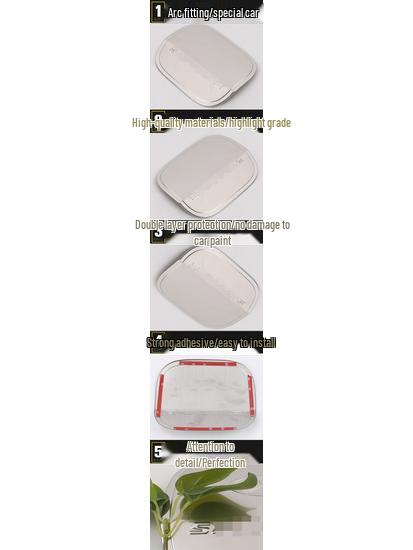 19 Santa Fe Fuel Tank Cap Sequin Protector: Anti-Scratch Exterior Accessory