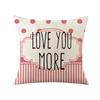 New Valentine's Day Sofa Cushion Home Office Sofa Cushion Hand-painted Printed Cushion Cover