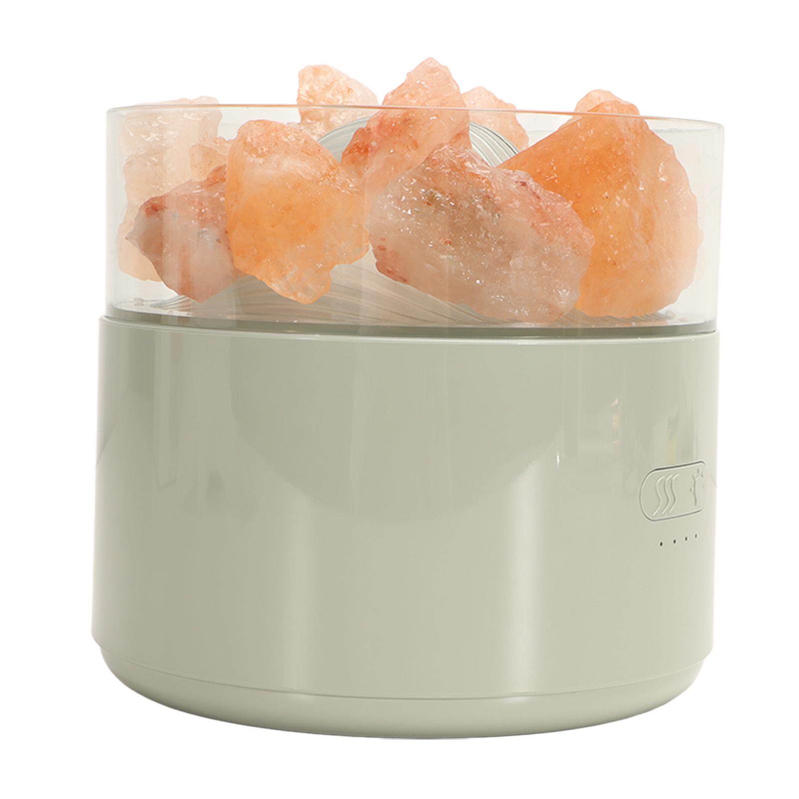 

Аромалампа Увлажнитель воздуха Красочный Комфортный Многофункциональный Светильник с кристаллами соли Диффузор DC5V 200МЛ зелёный