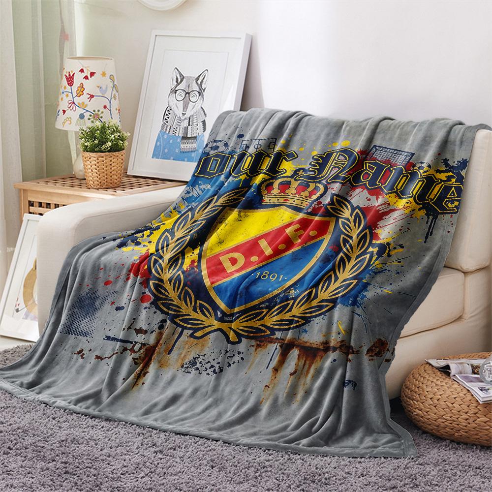 Custom Name DIF Flannel Blanket, High quality Comfortable for All Seasons, Home Decor, Warmth and Comfort