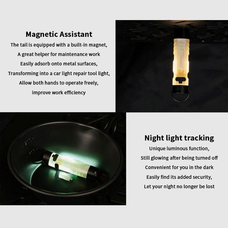 Hat Clip Light Flashlights For Outdoor Night Sport, Hands Release Pocket Caps Lamp, Rechargeable Clip On Light