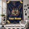 Custom Tapestry Wall Hanging, Anderlecht FC Personalized Name Text Home Wall Decor