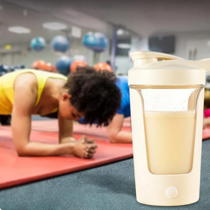 Automatischer Rührbecher Elektrischer Mischbecher USB Wiederaufladbar Tragbare Proteinpulver Shakerflasche für Reise Zuhause Büro