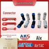 Pneumatic Nylon Air Hose Quick Connect Fittings: PU Straight, PY 5-Way, Cross 4-Way, PZA 3-Way, PE Connector with White/Blue Cap