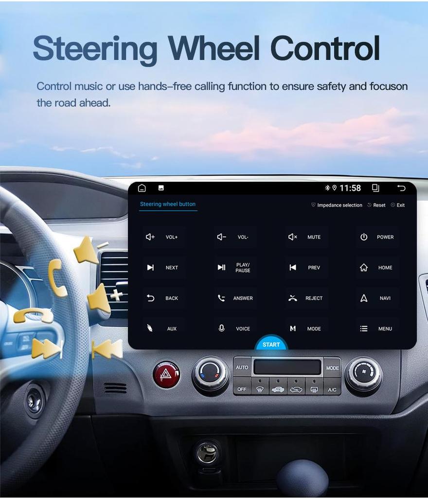 Ford Kuga Reversing Camera & Big Screen Navigation CarPlay System