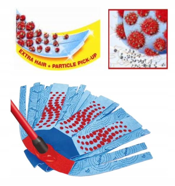 Vileda microfiber strip mop insert