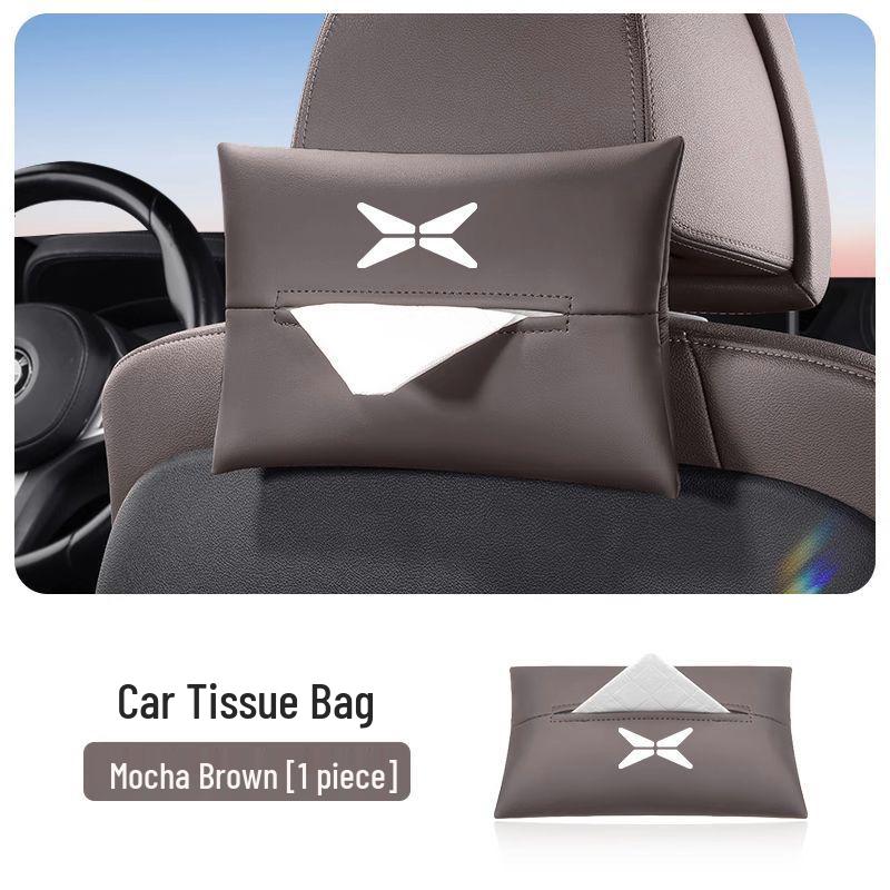 XPeng Car Tissue Box | In-car Pull-out Paper Box | Hanging Armrest Paper Holder