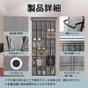 Wonninek Small Item Storage Pocket Wall Pocket 30 Pockets Storage Shoe Storage Door Hanger Pocket Hanging Storage Pocket Door Hanger Light Gray Door