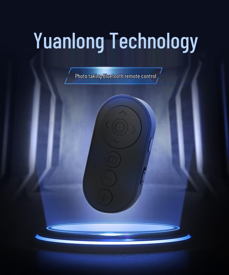 Multifunktioneller Bluetooth Selfie-Stick & Video-Auslöser mit Ringfernbedienung für TikTok