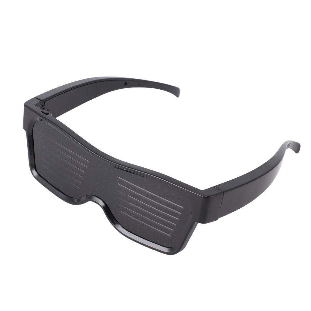 Okulary LED 4 Kolory Wysoka Jasność Sterowane Aplikacją Inteligentne Okulary Świecące w Ciemności Okulary Imprezowe na Ślub Urodziny