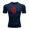 2026 Maglietta a Compressione da Uomo Anime Fitness Sport Corsa Aderente Palestra T-shirt Allenamento Atletico Asciugatura Rapida Top Maglietta Estiva y2k