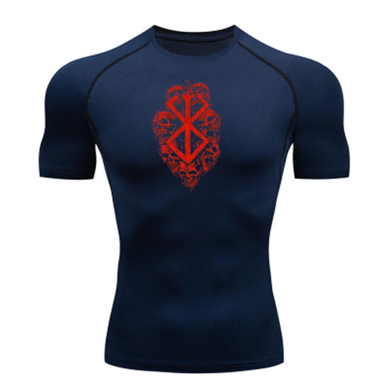 2026 Maglietta a Compressione da Uomo Anime Fitness Sport Corsa Aderente Palestra T-shirt Allenamento Atletico Asciugatura Rapida Top Maglietta Estiva y2k