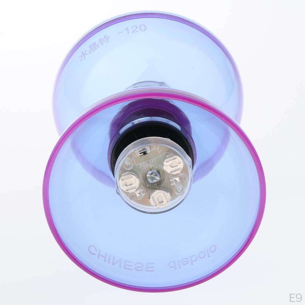 Double-end Luminous ABS Rubber Diabolo Set with Handstick String