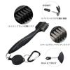 Set Instrumente Curățare VIPMOON Golf, Perie Fier, Ascuțitor Canale Cluburi Golf, Curățare Cluburi Golf, Consumabile Întreținere, Carabină, Portabil, Ușor,