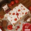 Red Festive High-End Tablecloth Tablecloth Fu Character Light Luxury Coffee Table Cloth Waterproof Atmosphere Dining Table Cloth