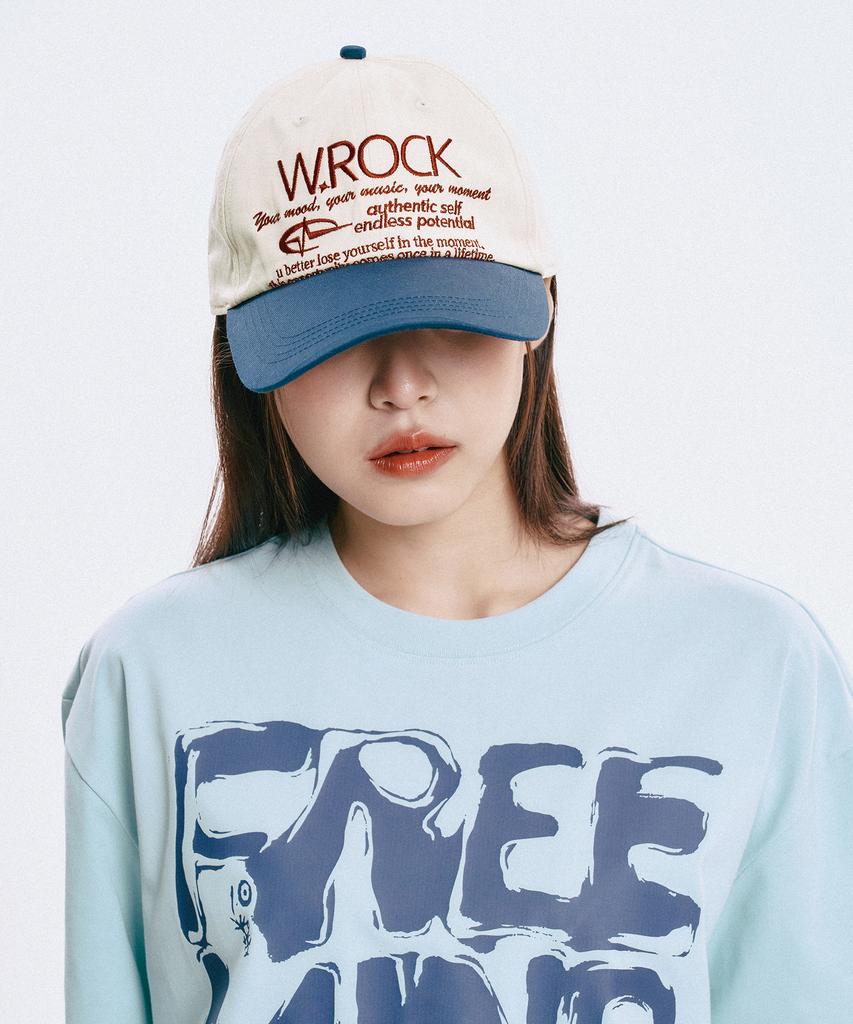 WILDROCK W.Rock Color Combination Ball Cap_Cr/Navy