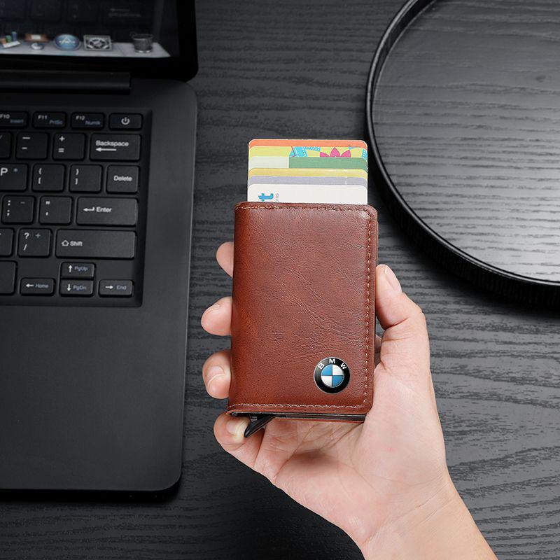 Portadocumenti da guida per auto in pelle PU Portafoglio per carte ID Passaporto Porta carte Pochette per carte Per BMW E46 E39 E90 E60 E36 F30 F10 E34 E30 F20 E92 M3 M4 M5 X5 X6