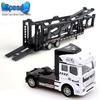 Kids' Pull-Back Alloy Container Transport and Tanker Trailer Truck Toy Model