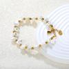 Baroque Irregular Pearl Necklace & Bracelet Set - Vintage French Light Luxury OT Buckle Jewelry for Women