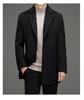 Men's Mid-Length Woolen Coat - Autumn/Winter Suit Collar Business Casual