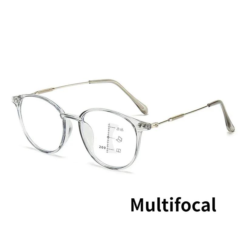 Lunettes de lecture progressives intelligentes pour hommes femmes lunettes multifocales vintage presbytie lunettes finies vision de près de loin dioptrie