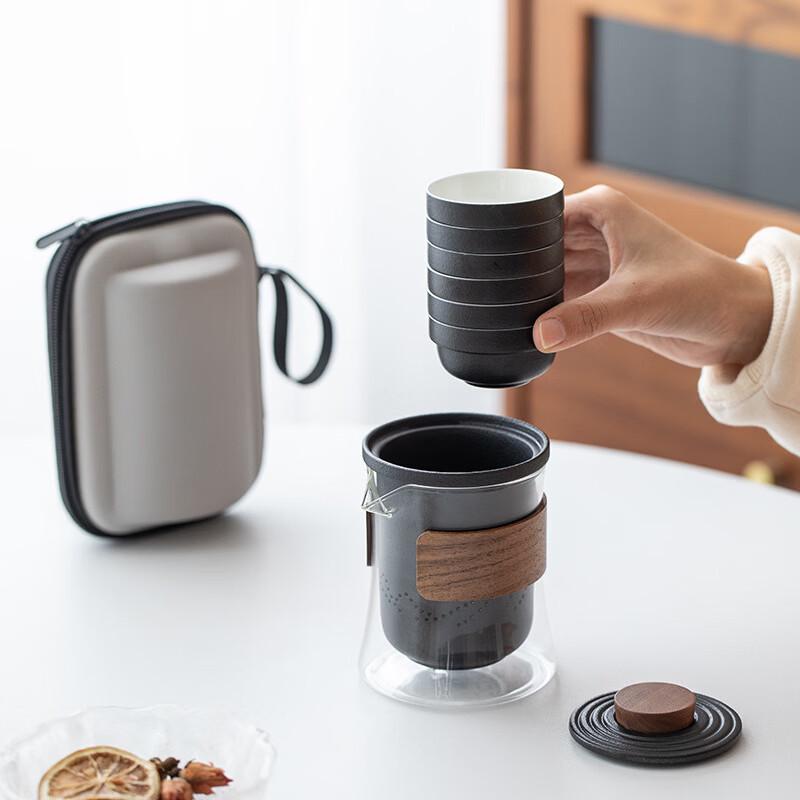 Portable Ceramic Travel Tea Set