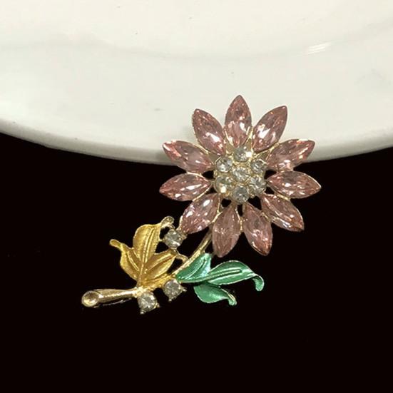 Flower Air Freshener Car Clip Universal Simple Installation Bling Faux