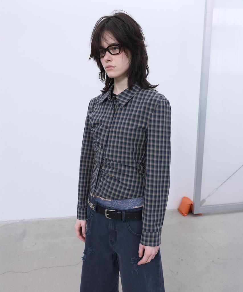 LCDC™ Asymmetric Button Shirt (Navy)