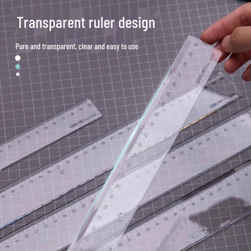 Deli 60cm Plastic Ruler