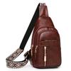 Women's Chest Bag Commuter Waist Bag Vintage Crossbody Bag