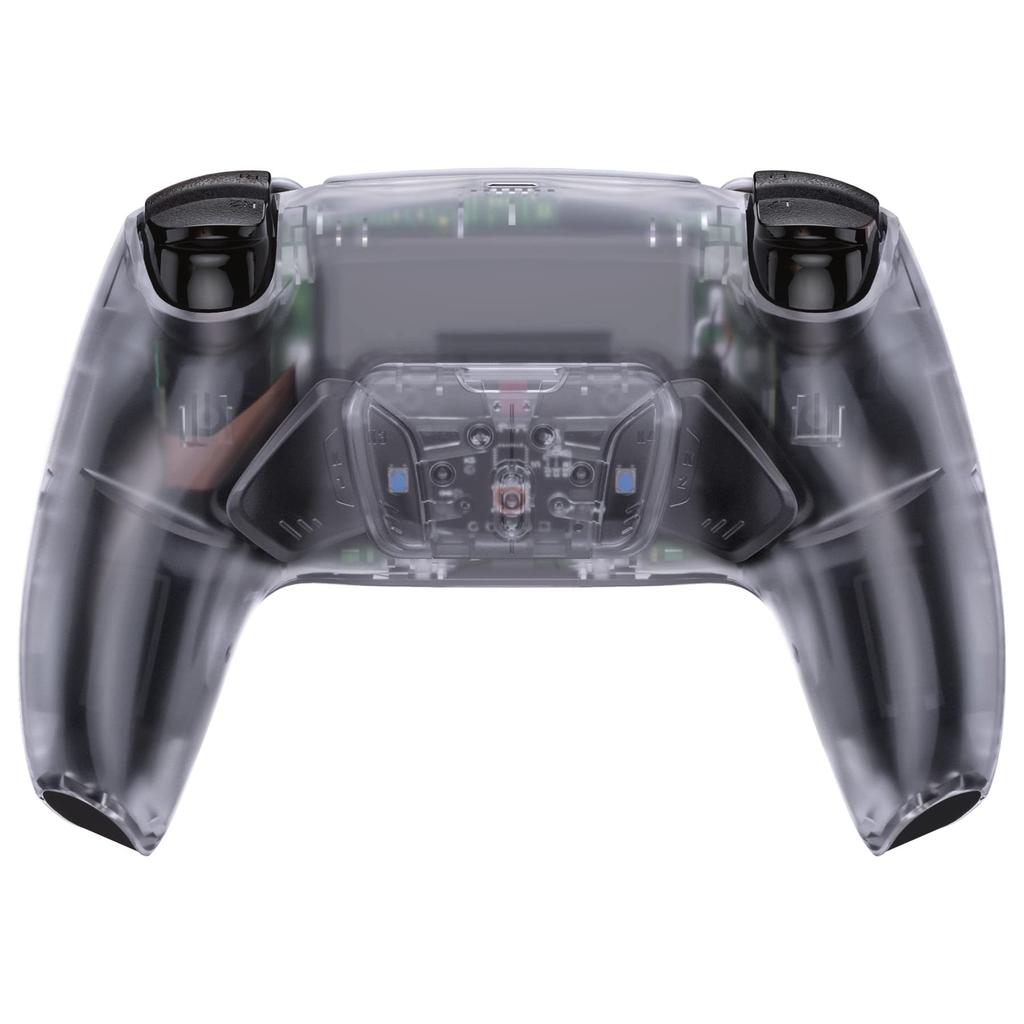 not a Clear plastic RISE4 V3 back remap kit for eXtremeRate ps5 controller upgrade board for ps5 controller back shell with rubber grip 4 back buttons