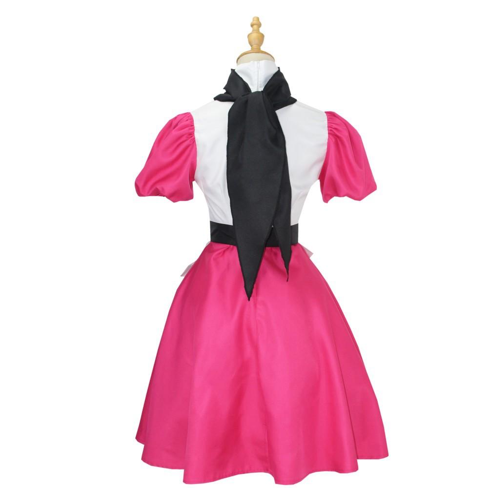 Niffty Anime Niff Cosplay Kostüm Anzug Niedliches Teufel Rollenspiel Kleidung Perücke Uniform Hotel Cosplay Halloween Party Damen Kleid