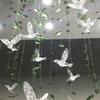 Creative Acrylic Hummingbird Wedding Transparent Crystal Bird Decoration Pendant