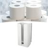 Wall Mounted Tissue Box Carbon Steel Tissue Dispenser Sy Installation Space Saving Toilet Paper Box for Bathroom Kitchen