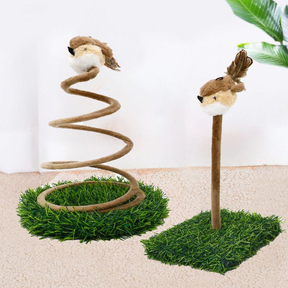 Sisal Tau Kreatives Katzenkratzbrett Bissfest Spatz Interaktive Katze Selbstkomisch Langlebige Katzenfeder Haustierbedarf
