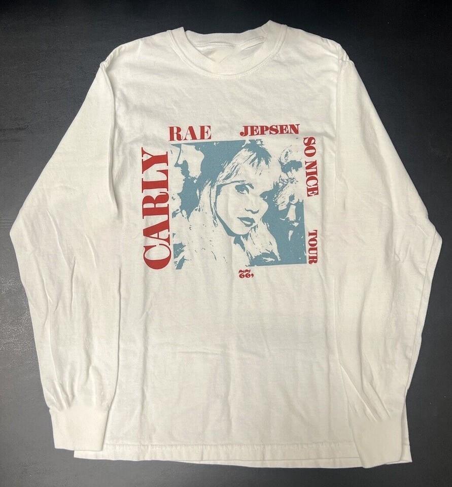 

Carly Rae Jepsen ТУР SO NICE Концерт Рубашка с длинным рукавом унисекс хлопковая UU789 3XL