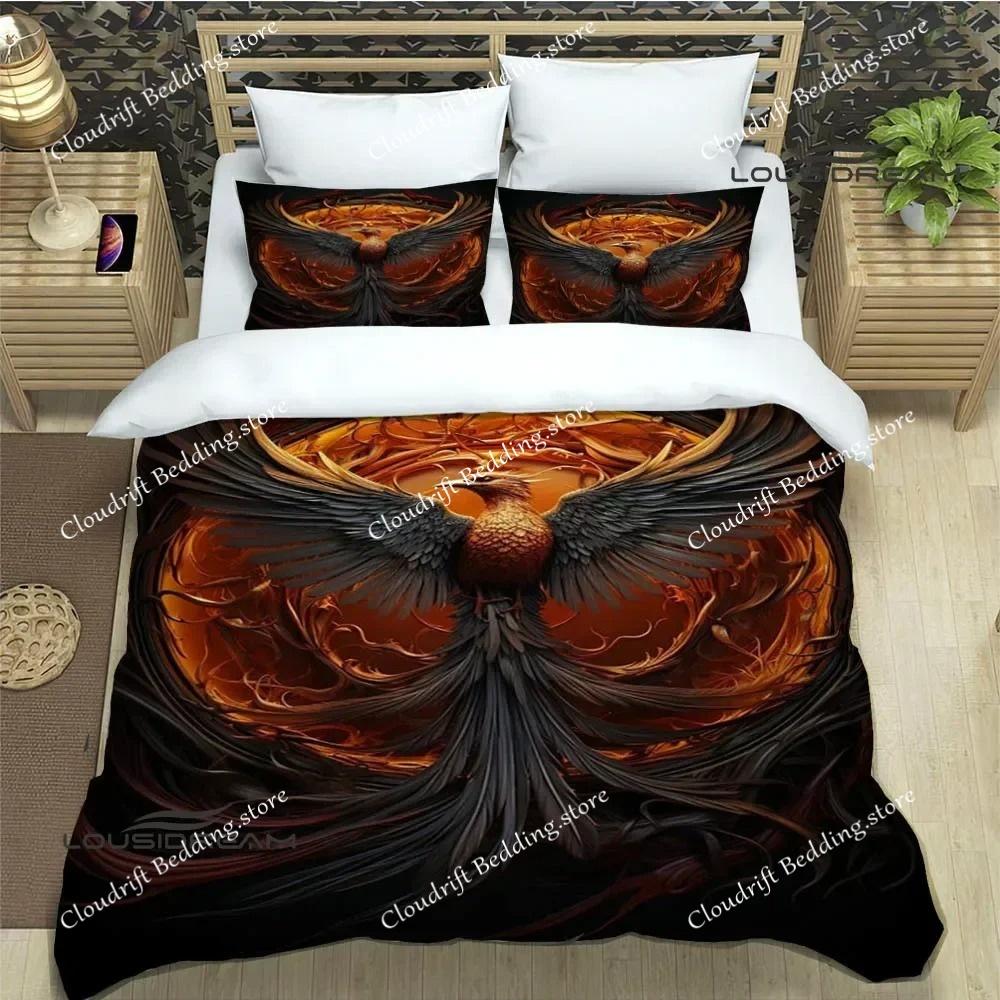 3D Phoenix printed Bedding Sets exquisite bed supplies set duvet cover bed comforter set bedding set luxury birthday gift