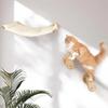 Wandmontierte Katzenhängematte, Platzsparend, Sisal Abriebfester Katzenklettergerüst Haustier Aktivitäts Ruhe Set Indoor Katzenmöbel