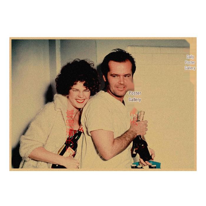 

One Flew Over the Cuckoo s Nest Kraft Paper Poster for Bar/Cafe Wall Decor Mural 507 29.7X42cm(A3 size）