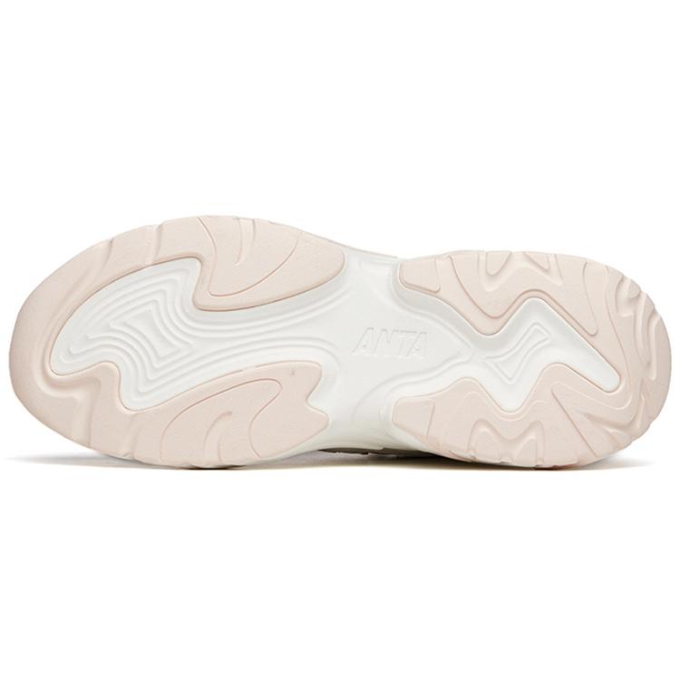 New Anta Running Collection BUNNY 4.0 Low Top Running Shoes Women's White Pink 122218885-1
