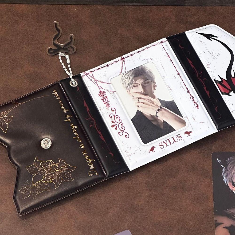 Cute 3 inch Kpop Album 32 Pockets Mini Photocard Holder Gift Dragon Has Always Been By Your Side Small Card Booklet