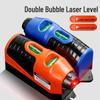 Compact Multifunctional Laser Level: Spirit Level, Ruler, Line Marker, Straight Line Calibration for Home