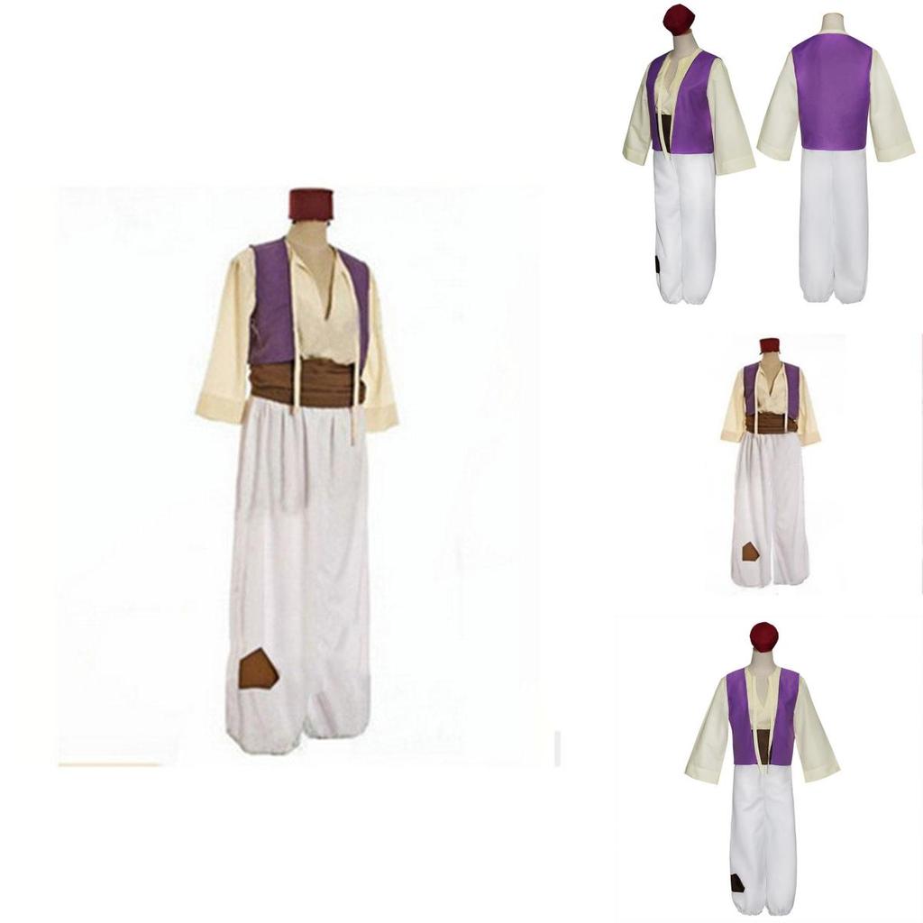 Versatile Aladdin And His Wonderful Lamp Prince Halloween Costume For Cosplay Events