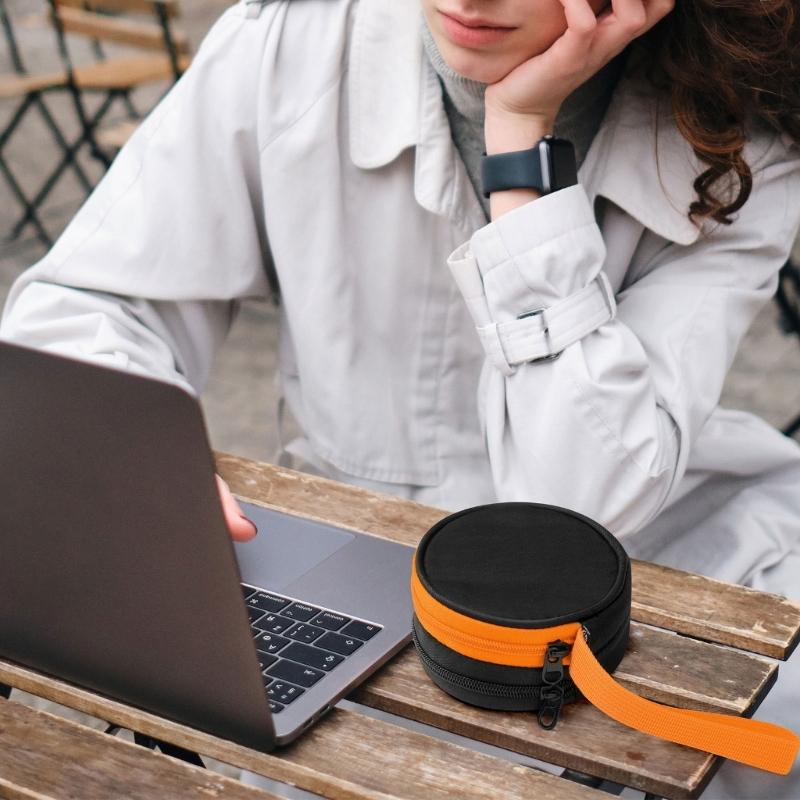 Hard Case for Lite Portable WiFi Mobile Travel Router Storage Bag Pocket Organization Pouch Cable Accessories