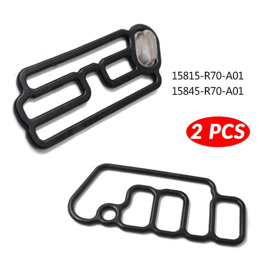 2PCS Head Cylinder Solenoid Gasket 15815-R70-A01 15845-R70-A01 Gasket For Honda