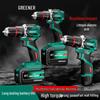 GREENER 12V Brushless Cordless Impact Drill CN plug (adapter included)