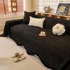 Full Coverage Straight Sofa Cover All-Season Sofa Throw Non-Slip Washable Pet-Friendly Couch Cover Blanket Living Room Mats