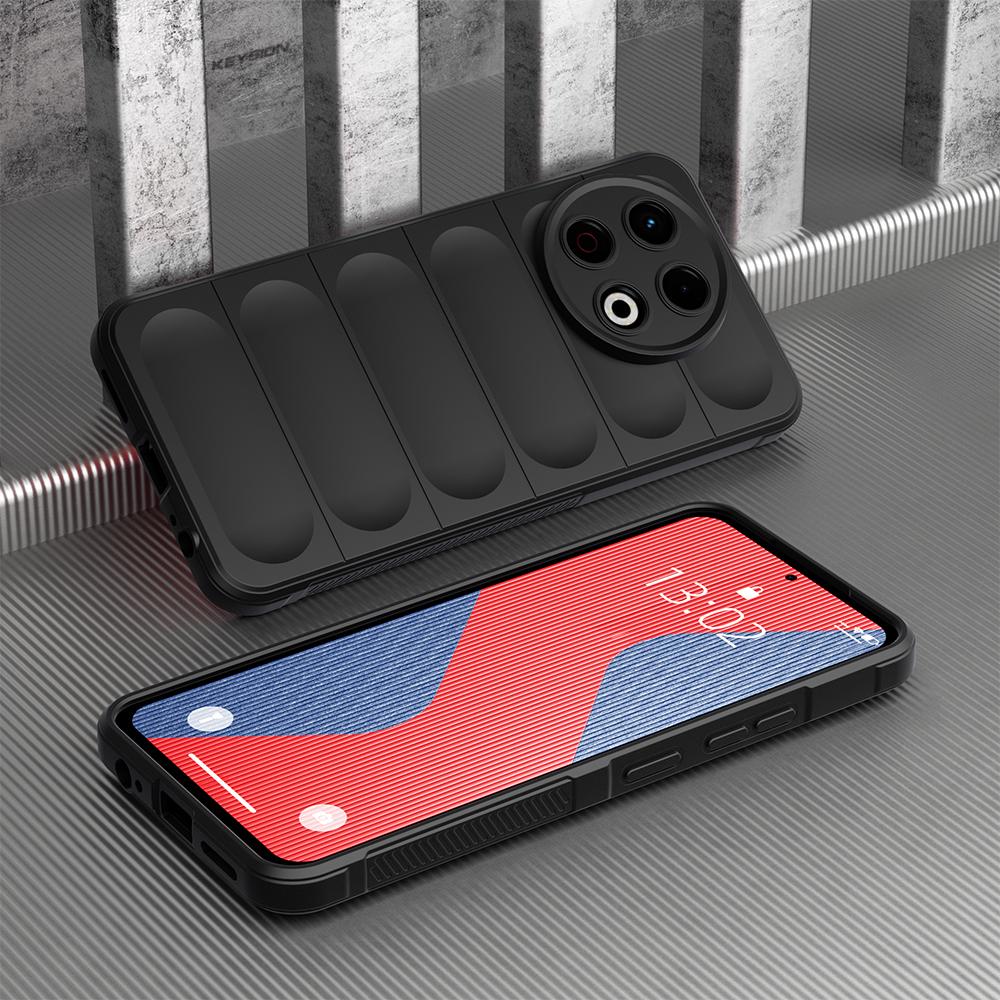 KEYSION Shockproof Matte Phone Case for TECNO Spark 30 Pro 4G Anti-skid Soft Silicone Phone Back Cover for Tecno Spark 20 Pro 4G