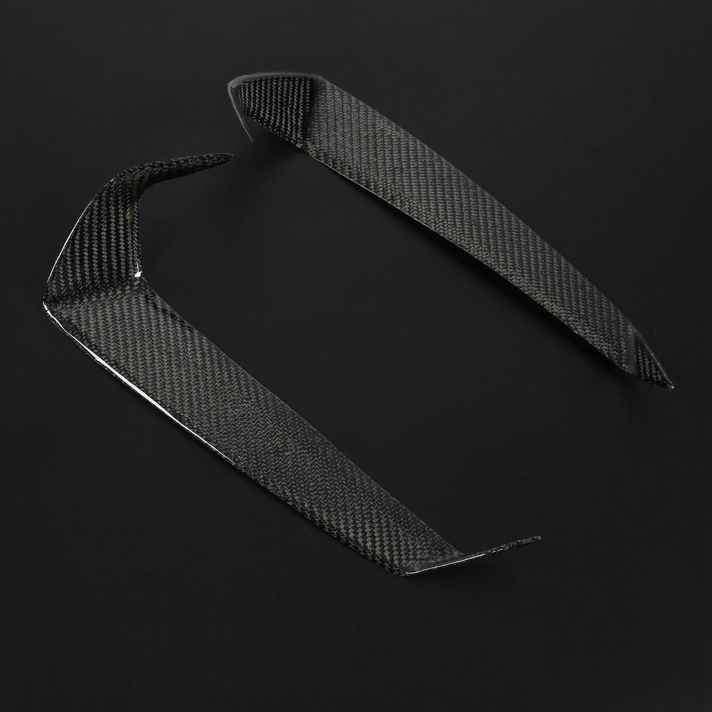 Fibre de Carbone Phares de Voiture Sourcils Paupières Anti Oxydation Remplacement pour GTR R35 2008 à 2016